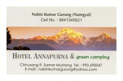 Hotel Annapurna - Samar (Mustang - Nepal)