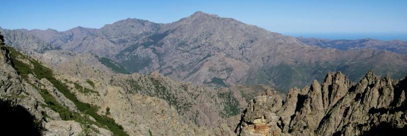 Le Monte Padro vu depuis la Bocca Madia