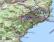 Carte esterel pic du cap roux 3h30 11kms 500m 500m