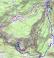 Carte rougon la maline par le plateau 6h50 22kms 1220m 1260m