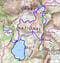 Carte tour des cretes du lac d allos 5h 15kms 730m 730m