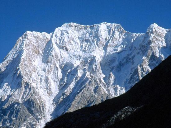 Le Cheo himal vu depuis Bimthang