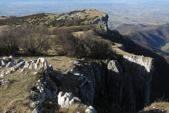 Panorama à l'ouest depuis le sommet de Pierre Chauve