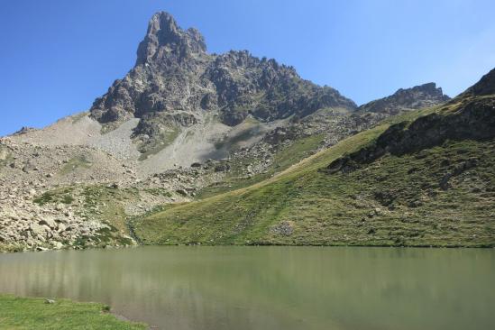 Au lac de Peyreget (Pic du Midi d'Ossau)