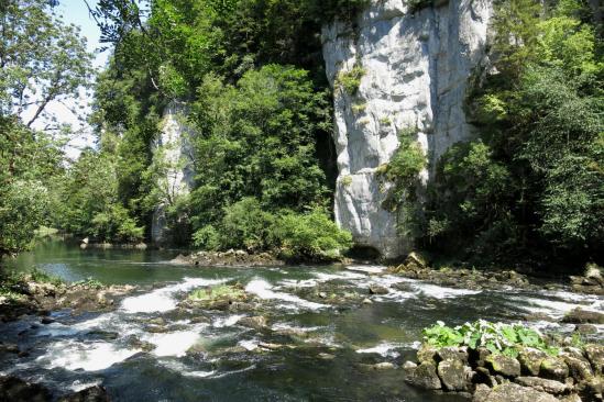 Le Doubs à la sortie de la Vallée de la Mort