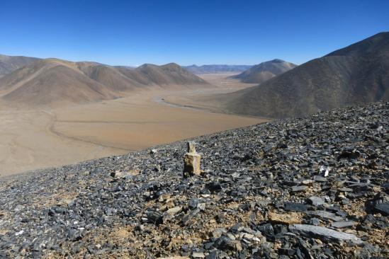 Pendant la montée sur la Kalo danda on a (vraiment...) le temps d'apprécier les espaces tibétains à perte de vue.