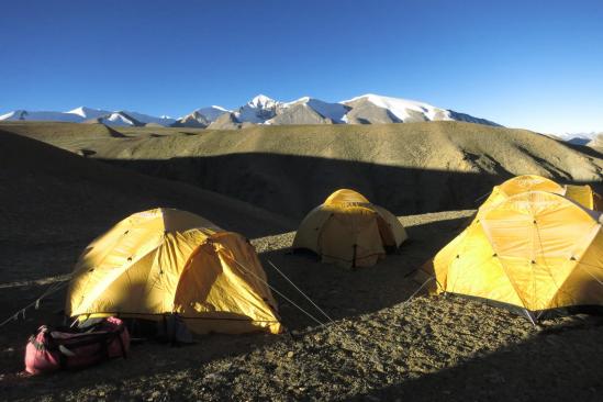 Camp sur le plateau : il y a pire comme panorama...