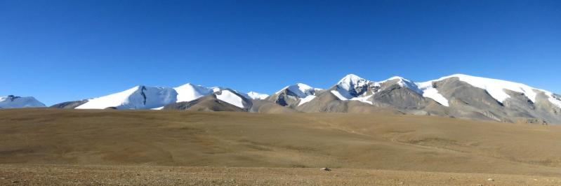 Le Damodar himal comme on ne peut pas le rater lors de la traversée des plateaux