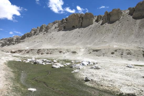 Sur le chemin de retour à Namgyal