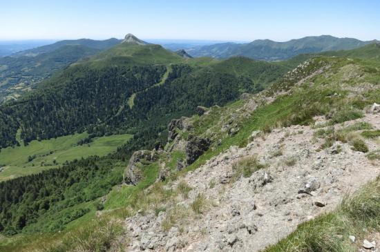 Panorama vers le S depuis le Bec de l'Aigle