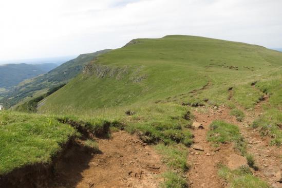 Traversée des plateaux pour contourner le Rocher de l'Aygue
