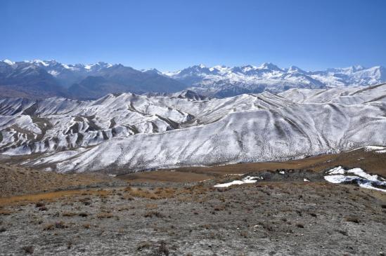 Sur les hauts plateaux entre Tsarang et Ghemi, hors des sentiers battus bien sûr...