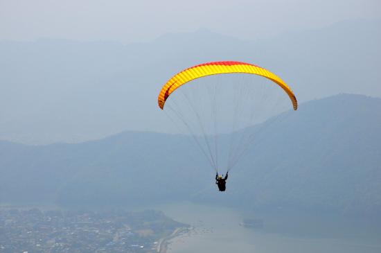 A Pokhara, ça plane pour lui...