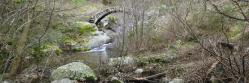 Le pont sur le ruisseau de Vendèze au pied de la ferme des Rancs