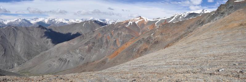 Panorama vers le SW depuis le Phuktal La (5305m)