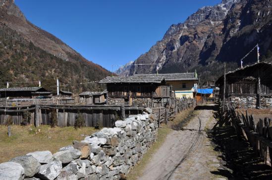 Le village sherpa de Ghunsa