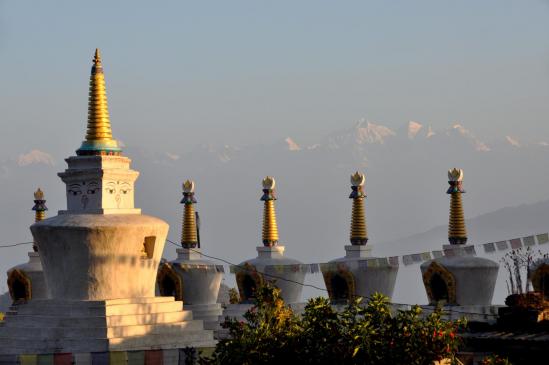 Hyacha Nhakpo Dhulsa gompa au petit matin