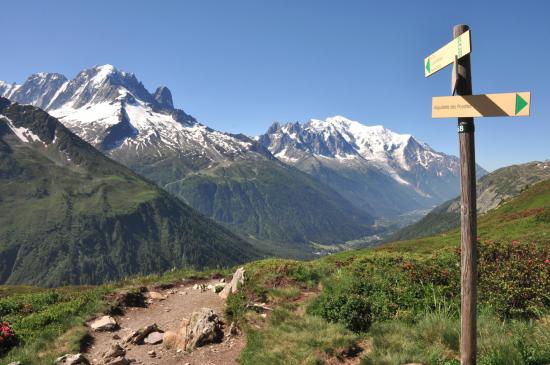 A l'approche du sommet de l'Aiguillette des Posettes