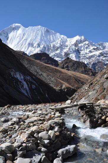 A l'entrée de la haute vallée de la Mu khola