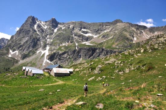 Arrivée aux alpages de Loriaz