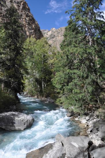 Le long de la Phoksundo khola