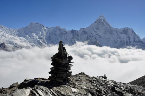 L'Ama-Dablam depuis le sommet du Chukhung Ri