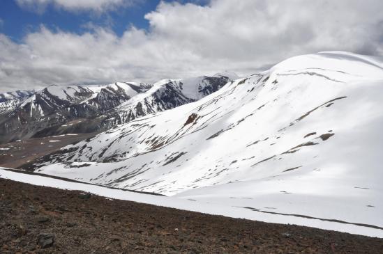 passage au-dessus du Surichun La à 5655m