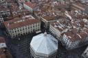 Le baptistère vu du sommet du campanile de Santa Maria del Fiore