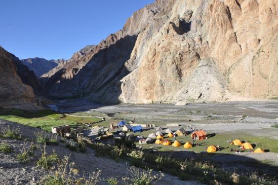 Le terrain de camping de Kanji