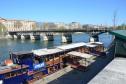 La passerelle des Arts vue du quai de Conti