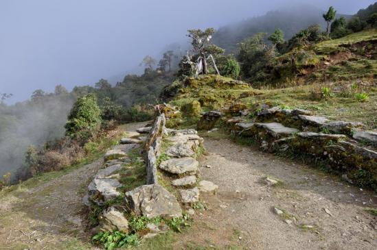 Le brouillard se déchire au Jalja La