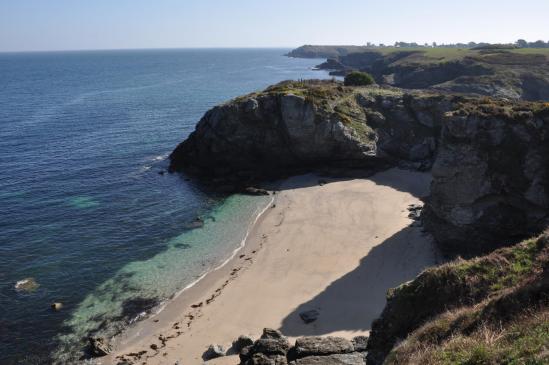 Sur les falaises entre port Jean et port Fouquet