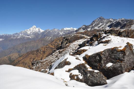 Après le Baramji, traversée entre la Burmuje danda et la Dhobini danda