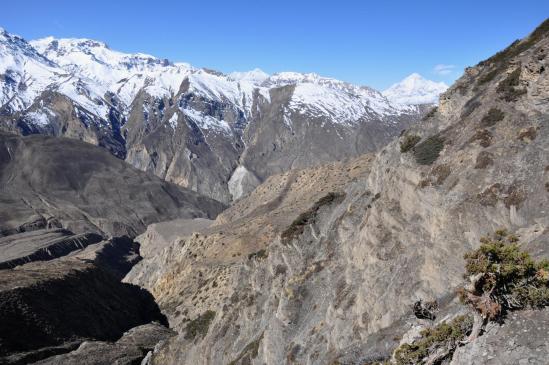 Depuis le campemant de Kog, remontée sur le plateau