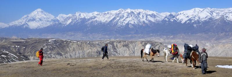 Sur le plateau entre Salde khola et Yalung khola