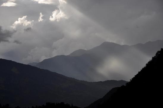 Jeux d'ombres et de lumières sur la Kayim danda