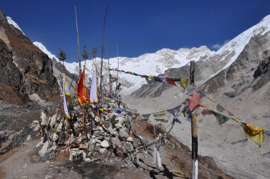 Le Kangchenjunga vu depuis Oktang, un lieu d'exception...