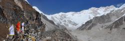 Le Kangchenjunga vu depuis Oktang
