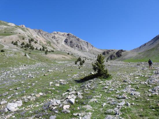 A l'approche du collet du Peyron