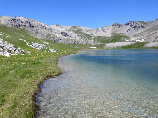 L'un des lacs Escur à l'eau si limpide...