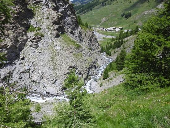 A l'approche des Fonts de Cervières