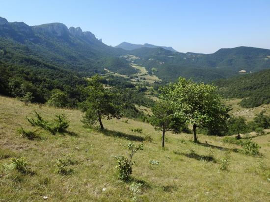 La combe d'Oyans vue depuis le col des Tourniers