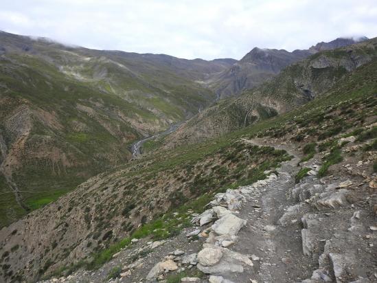 Au départ de Namgung Gompa