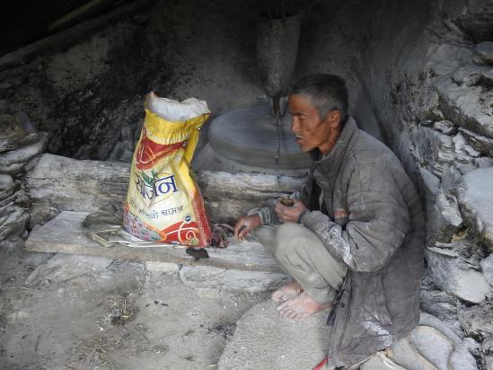 Rencontre avec le meunier du village de Gothi