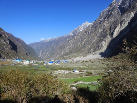 Le (nouveau...) village de Langtang