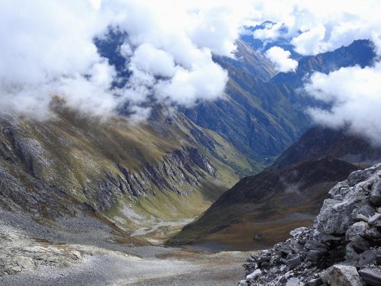 Descente du Chyargo La vers la Takla khola