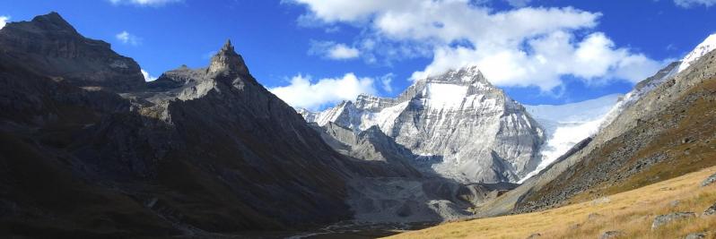 A l'entrée du vallon de la Chyandi khola