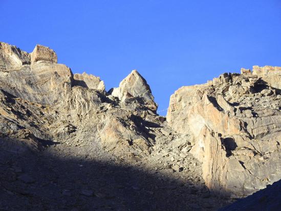 La brèche du Ridge Pass