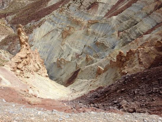 Au-dessus des effondrements orientaux du plateau de Tarkeddit