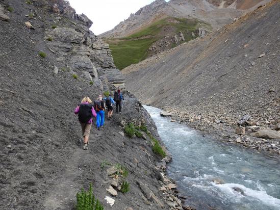 Dans les gorges de la Thasang khola